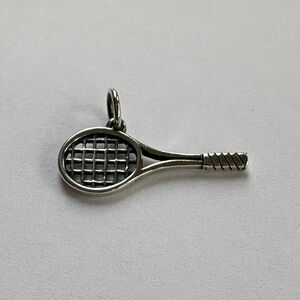 James Avery Silver Tennis Racket Charm